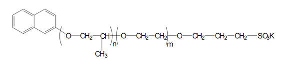 CAS 120478-49-1 OX-401 14-90のナフトールのPolyepoxypropylのスルフォン酸塩のカリウム